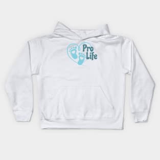 pro life - baby stamp Kids Hoodie